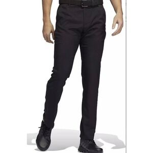 Adidas Ultimate 365 Golf Pants 42 Black Unhemmed DP6271 Stretch Sports Athletic